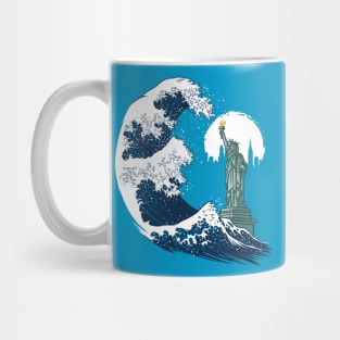 Tsunami in New York Mug